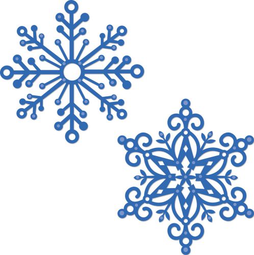 &#034;Kaisercraft Dies-Snowflakes 2.75&#034;&#034;X2.75&#034;&#034; &amp; 3&#034;&#034;X3&#034;&#034;&#034;