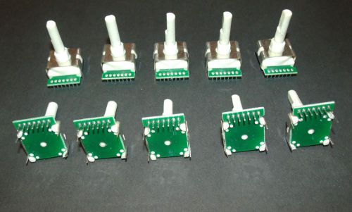 10 pcs - bourns 6 position rotary switch continuous rotation 360 degree sp6t st6 for sale