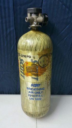 Scott 2216 pai air-pak 30 min carbon fiber tank with valve - paintball for sale