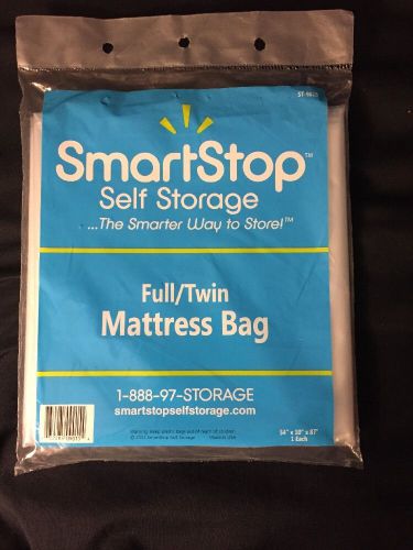 NEW!!  Self Storage Full/Twin Mattress Clear Plastic Bag 54&#034; X 10&#034; X 87&#034; USA