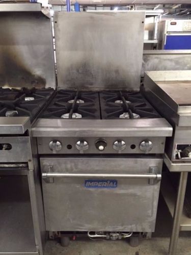 24&#034; IR-4 Imperial Gas Range with 4 Open Burners &amp; Standard Oven