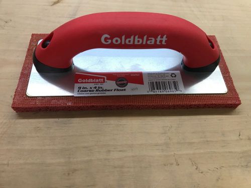 Goldblatt 9 x 4 inch coarse rubber float, NEW