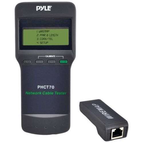 Pyle pro pyrphct70 network cable tester w/lcd display for sale