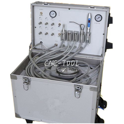 JHS 550W Portable Dental Turbines Oral appliance Unit w/ LED Curing light 220V