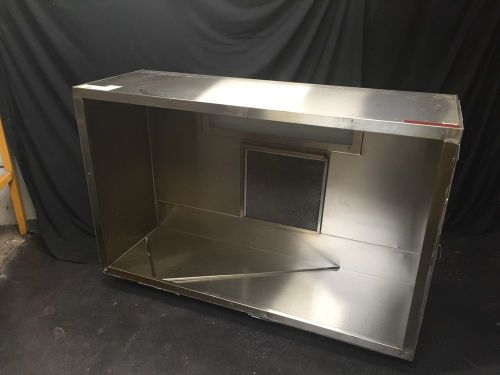 CaptiveAire 6&#039; Steam Non-Grease Vent Hood 100% Stainless Steel
