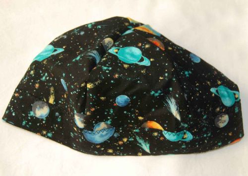 NEW CHEF HAT BEANIE Skull Cap 100% Cotton 22&#034; brim Elastic back stretches to 24&#034;