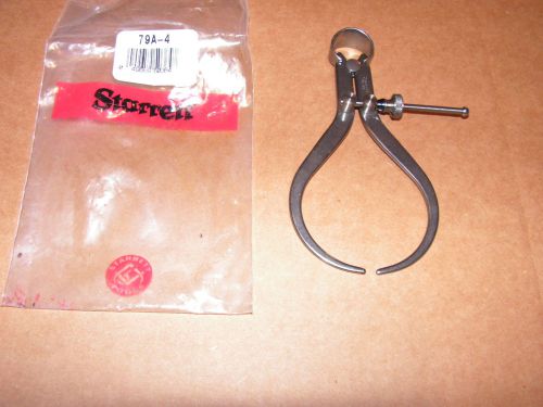 Starrett outside solid nut spring calipers - model: 79a-4   size: 4&#034; for sale