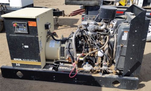 Generator propane/natural gas kohler 3 phase 31 kw big muffler for sale