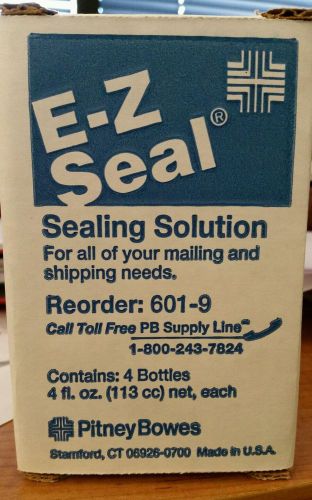 Pitney Bowes E-Z Seal Sealing Solution 4-4 oz Bottles #601-9