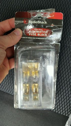 Heavy-Duty Automotive Fuse Block 270-704 Radio Shack 24K Gold Plated Connectors