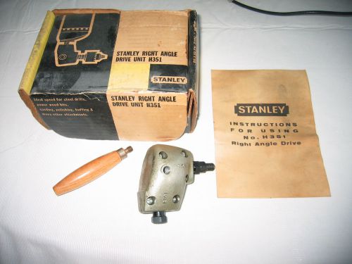 Stanley Right Angle Drive Unit H351, with original box &amp; instructions