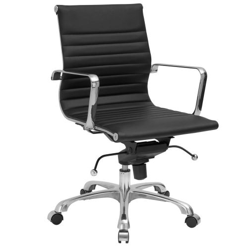 Classic low back office chair black for sale