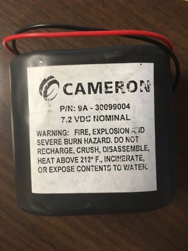 CAMERON 9A-30099004 7.2 VDC BATTERY