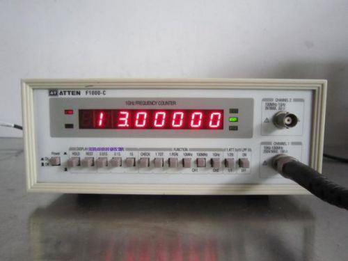 Atten F1000c Frequency Counter Tester Meter 10Hz-100Mhz W