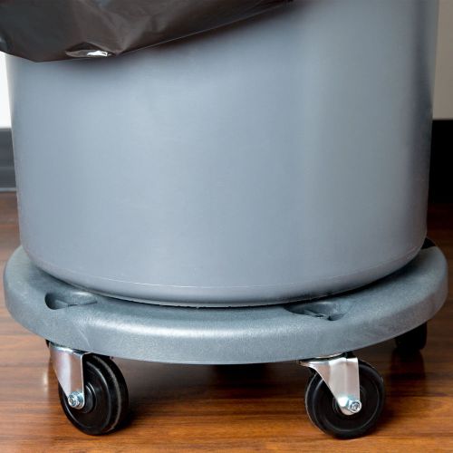Lavex Janitorial Gray Trash Can Dolly 274TCDOLLY