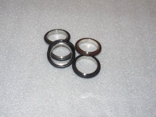 5 VACUUM FITTING CENTERING RINGS STAINLESS STEEL KF-40 NW40