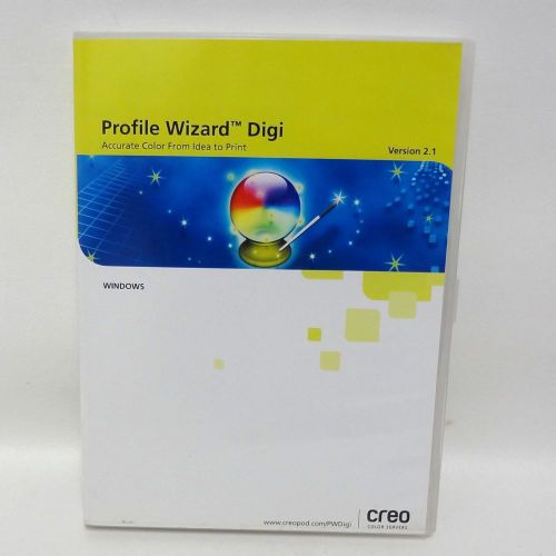 Creo Profiler Wizard Digi Version 2.1 Software With USB Dangle.