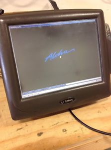 Radiant Systems Touch Screen P1520 POS Terminal Credit Card Slot Black Screen
