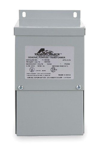Acme electric t181058 buck-boost transformer,1 phase, 60 hz, 0.5 kva,120v x 240v for sale