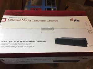 IFS International Fiber Systems MCR-R15 Media Converter Chassis / Rack NEW!!!