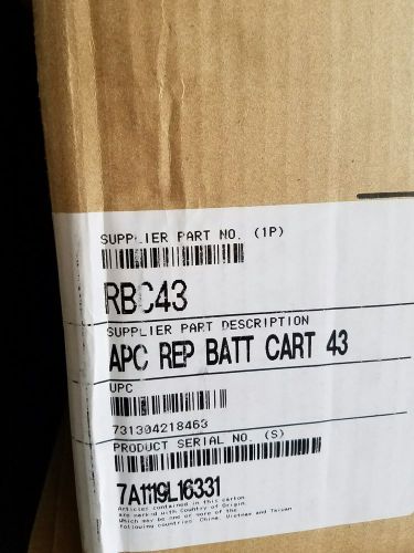 APC REP Battery Cart 43 NEW IN BOX