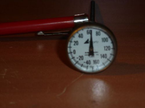 Thermometer  Stortz 1 &#034;pocket -40to160F  5&#034; long Free Ship.