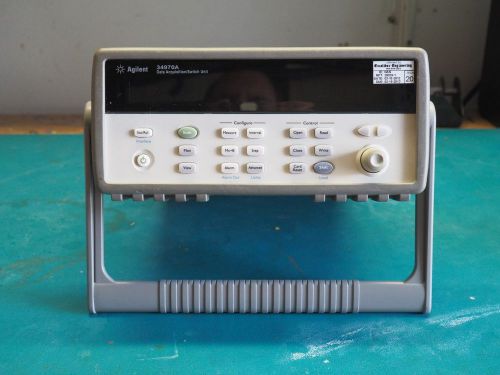 Agilent 34970A Data Logger w/DMM, GPIB, one 34901a 20ch Multiplexer, users guide