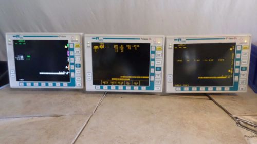 3  Medical Data Electronics MDE Escort Prism EL Patient Monitors 20413 and 20401