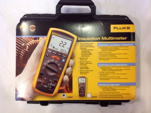 FLUKE 1587 INSULATION TESTER &amp; MULTIMETER - BRAND NEW!!