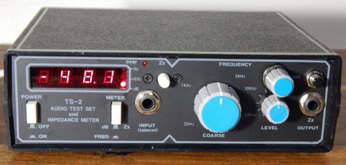 * Loftech Goldline TS-2 Audio Test Set and Impedance Meter *