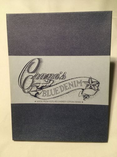 Crane&#039;s Blue Denim Stationery - 50 sheets - 8-1/2 x 11 - QS8182