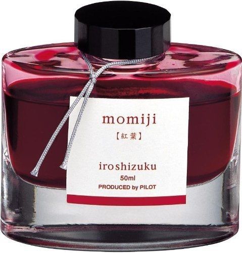 Pilot iroshizuku bottled fountain pen ink, momiji, autumn leaves, red (69208) for sale