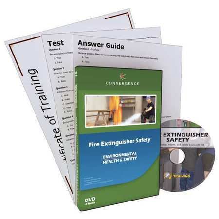 CONVERGENCE TRAINING 127 Fire Extinguisher Safety, DVD