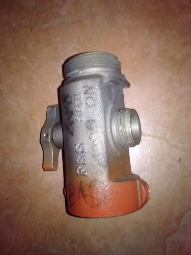 Fss s&amp;h  1 1/2&#034; nh - 1&#034; npsh tee valve for sale