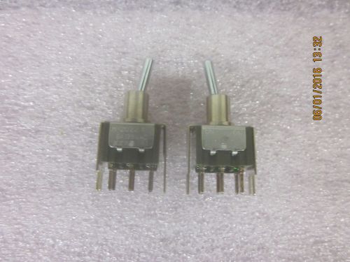 5 pcs of M2022SS2W13/C-RO Nkk Switches, Toggle