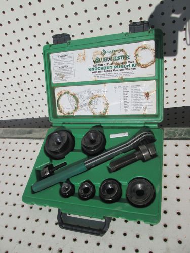 Greenlee  7238 Knockout Type Punch Set Complete
