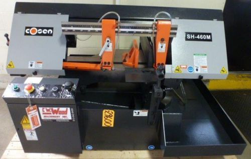 Cosen semi-automatic miter cutting horizontal band saw sh-406m new (29600) for sale