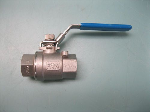 3/4&#034; NPT FNW 1000# CWP SS Full Port Ball Valve 260 NEW L12 (2086)