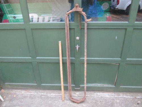 Livestock cattle cow stanchion vintage missing one side of wooden inner piece for sale