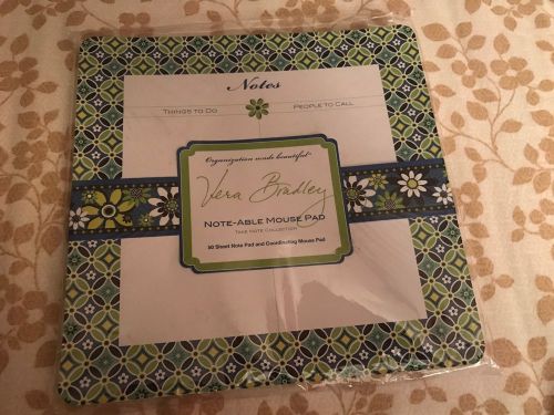 Vera bradley note-able mouse pad set - daisy daisy retired pattern - rare find for sale