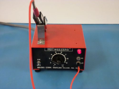 Meisei corporation model 4a hotweezers and m10 115v power supply - works for sale