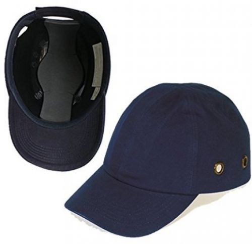 Blue baseball bump cap - lightweight safety hard hat head protection cap by for sale