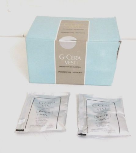 G-Cera Vest Powder Refractory Die Material 18 Packs Available - Dental Lab
