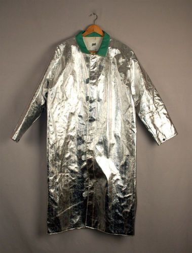 Steel Grip 50&#034; Aluminized Thermonol Coat Welding Jacket Men&#039;s Size L large