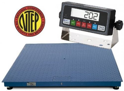 Certified ntep 2500lb/0.5lb 36x36 legal for trade floor scale with indicator for sale