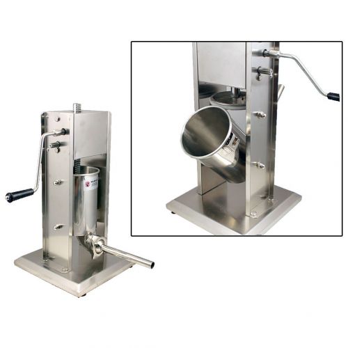 by USA Sausage Stuffer Vertical Stainless Steel 5L/11LB 11 Pound Meat Filler