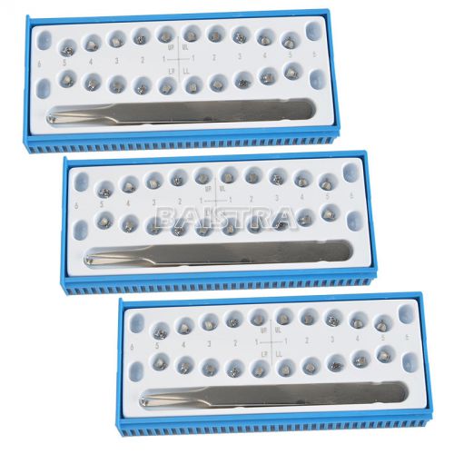 3 Set Dental Orthodontic Passive Self-Ligating Roth Bracket  Roth.022 345 hooks