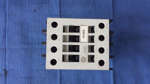 GENERAL ELECTRIC CL03A400M CONTACTOR 3 POLE 600VAC 45A 50/60HZ non reversing