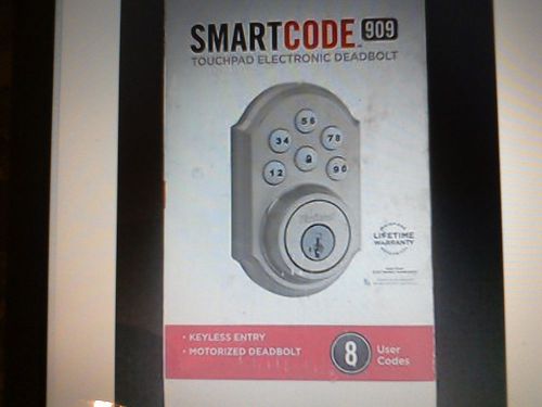 Kwikset SmartCode Keyless E try Electronic Deadbolt-Satin Nickel 909