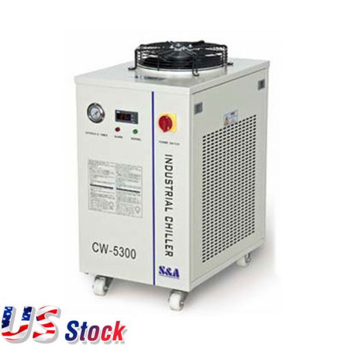 CW-5300DI Industrial Water Chiller for Laser/Tube CNC Spindle 1800W Capacity110V